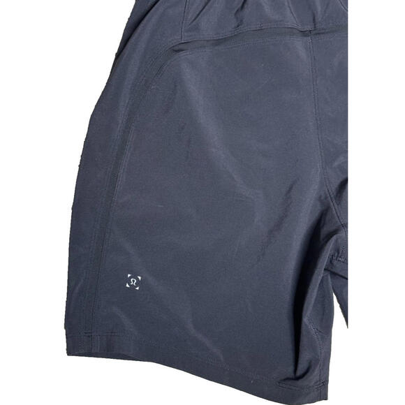 Lululemon Mens S Pace Breaker Black Linerless Shorts 7" Inseam Athletic Gym - Picture 4 of 9